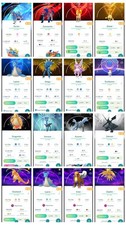 Pok mon Go  Non Shiny Background Registered or 20K Stardust Tr de  