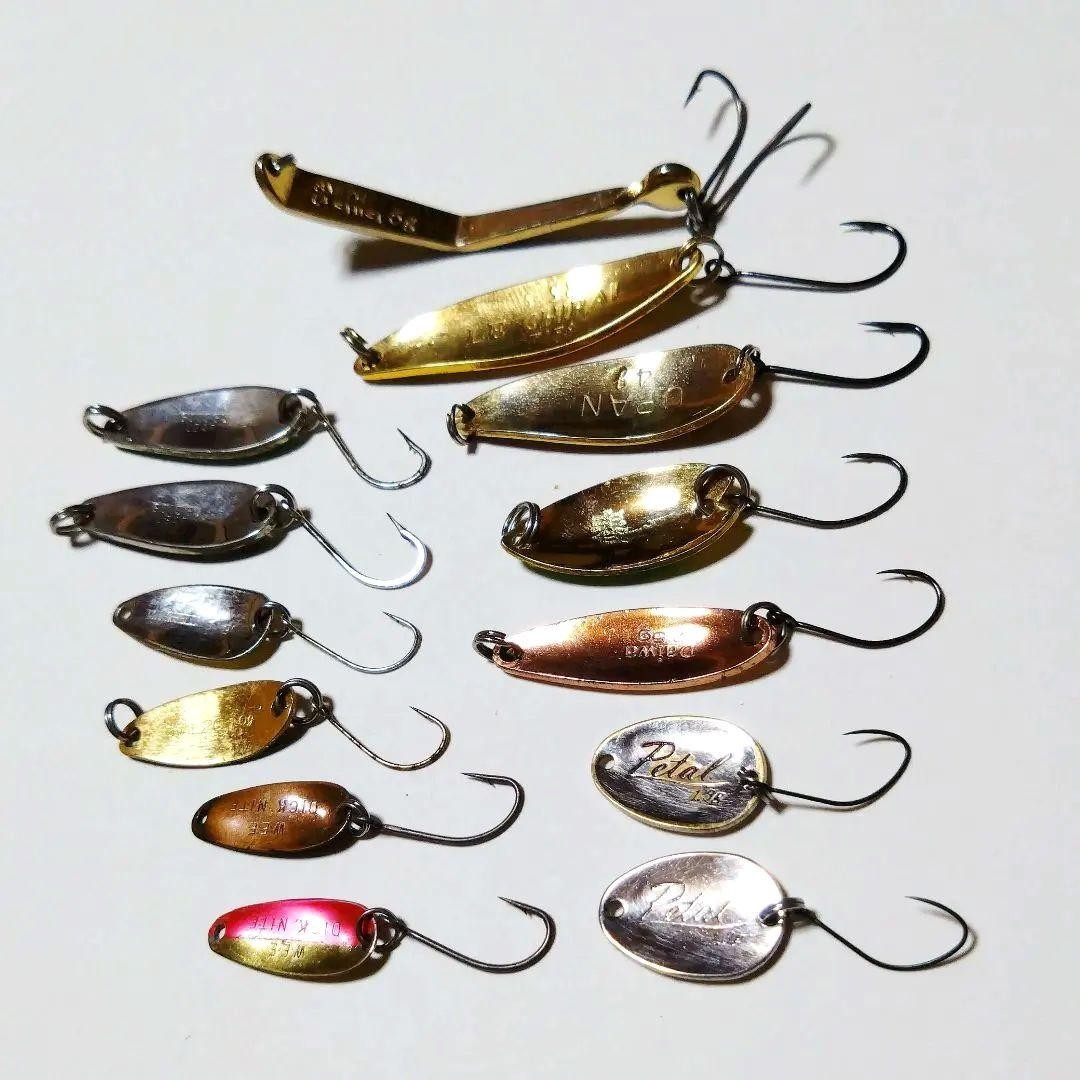 Old Lure Set 0.8g-5.5g Trout Fishing Spoons Collection - Image 3