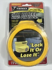 RV 5th Wheel King Pin Lock Ultra Tough Alloy Yellow TFW60 TRIMAX