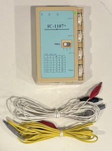 ITO IC-1107+ 3-CHANNEL PALM-SIZED ELECTRO ACUPUNCTURE Made in Japan Read