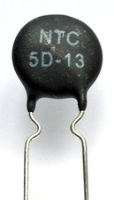 2pcs NTC 5D-13 Thermistor, 5 Ohm, 5A, Power Inrush Current Limiter -ref:343
