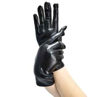 Waterproof Faux Lea Touch Screen Gloves for Driving - Full Finger Unisex Gloves