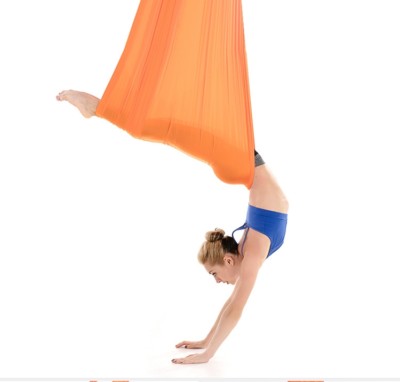Premium Aerial Hammock Anti Gravity Yoga Swing Kit - Acrobat Flying Sling Set For Indoor And Outdoor Inversion Therapy