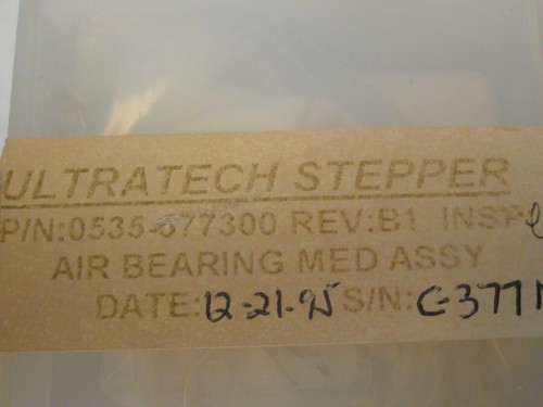 ULTRATECH STEPPER UT1500 UT1700 STEPPER 0535-577300 AIR BEARING ASSY MEDIUM - Picture 2 of 7