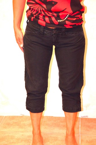Pantacourt Femme Le Temps Des Cerises Taille 36/38 (27W) - Noir, Coton, TOUT NEUF Sans étiquettes