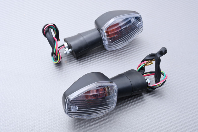 Clignotants avant Honda FMX 650 transparents optique moto RD12 2006