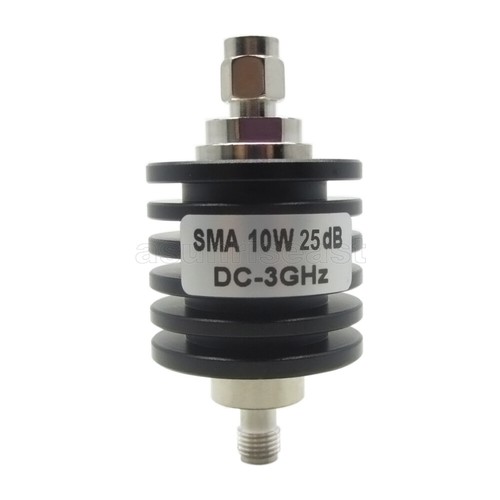RF Coaxial Attenuator 10W - 50W SMA J-K Male to Female DC to 3GHz 50 ohm 1-50dB - Picture 15 of 42