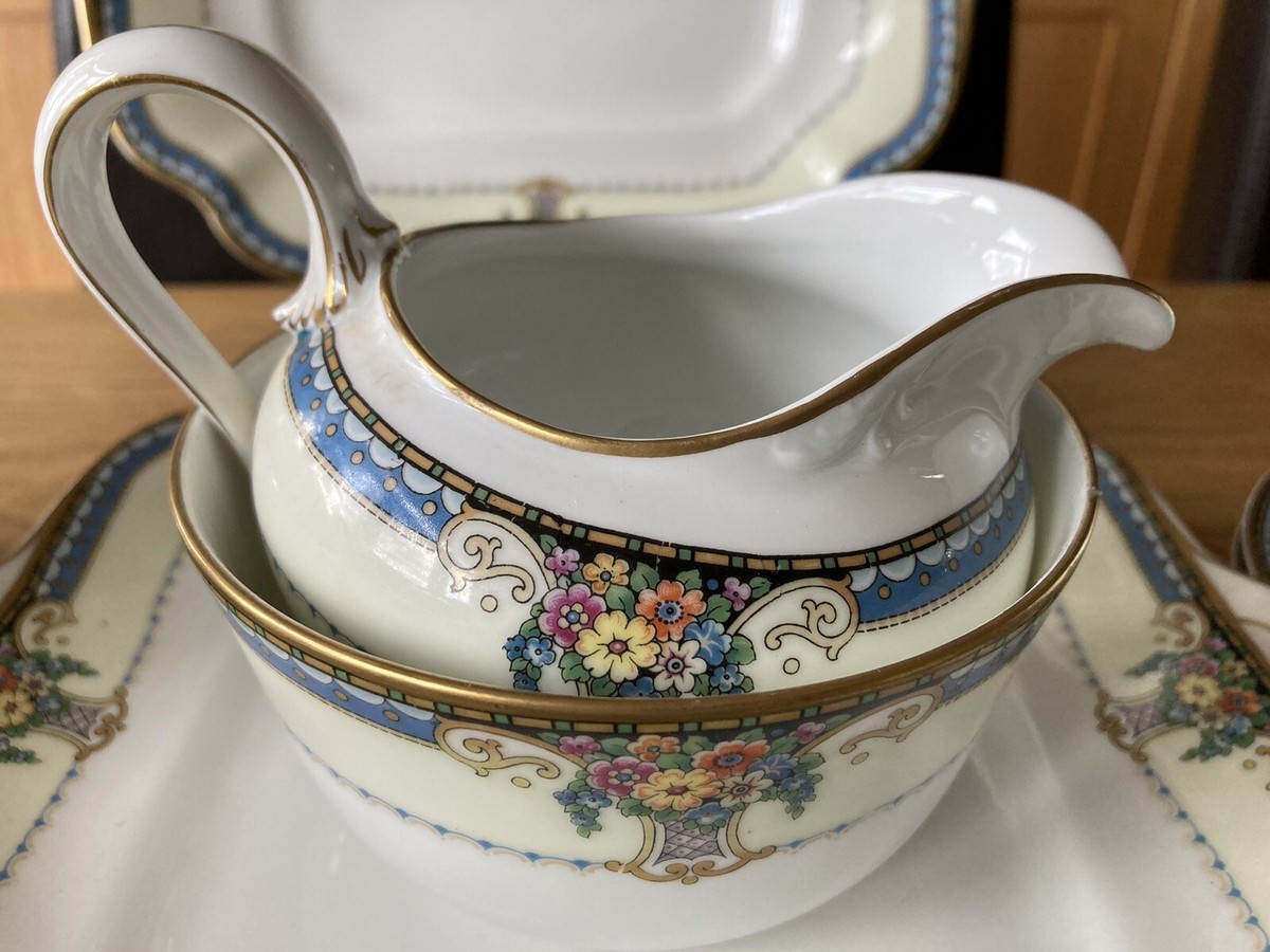 RARE NEW Antique Rosenthal Selb Bavaria Gold White/Cream Floral