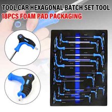 18Pcs T Bar Handle Torx Bits Wrench Set T10 – T50 In Storage Rack T Handle Keys