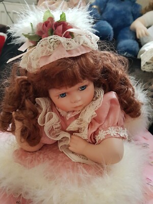 Vintage Doll The Leonardo Collection Porcelain Baby Doll Vintage