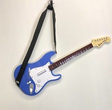 Nintendo Wii Rock Band 3 Fender Stratocaster Blue Guitar 96561 No Dongle