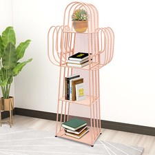 Modern 4 Shelf Bookcase Bookshelf Storage Display Rack Book Organizer Shelve