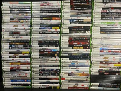   XBOX 360 GAMES Large Lot YOU PICK EM CLEANED AND TESTED FREE US SHIPPING