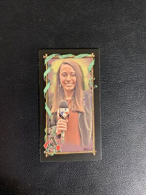 2023 Topps Allen Ginter #235 MANDY BELL Mini Black Border Parallel MLB Reporter