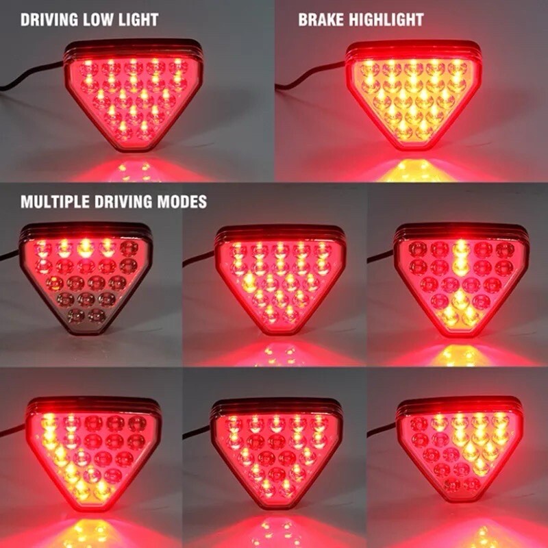 Car F1 Style Rear Bumper Flicker 3rd Brake Light Pilot Warning Stop