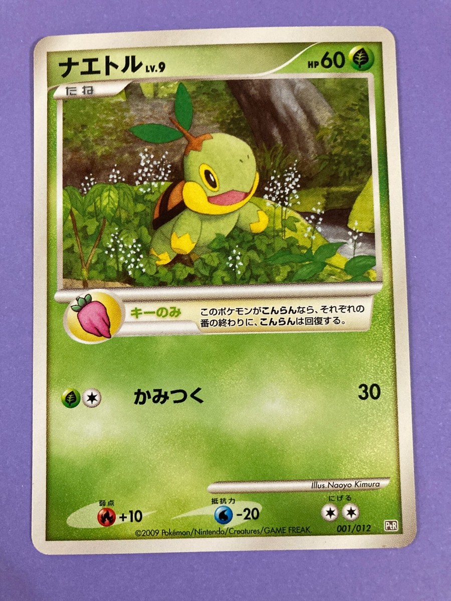Pokemon Card 2009 Turtwig 001/012 Vintage TGC Nintendo Japanese F
