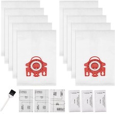 10 Pack Miele FJM Vacuum  Dust Bags 3 Motor Protection Filters 3 Clean Filters