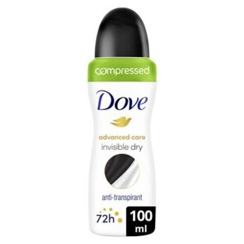 lot 3 Déodorant compressé Dove Advanced care invisible - 100ml - Photo 1/1