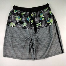 Burnside Mens Large Boardshorts Waist 30"-38" Elastic Summer Swim Trunks Beach