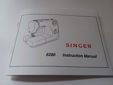 Singer 8280 Manuale Istruzioni, Versione Inglese (Nuova Riproduzione Alta Qualità)
