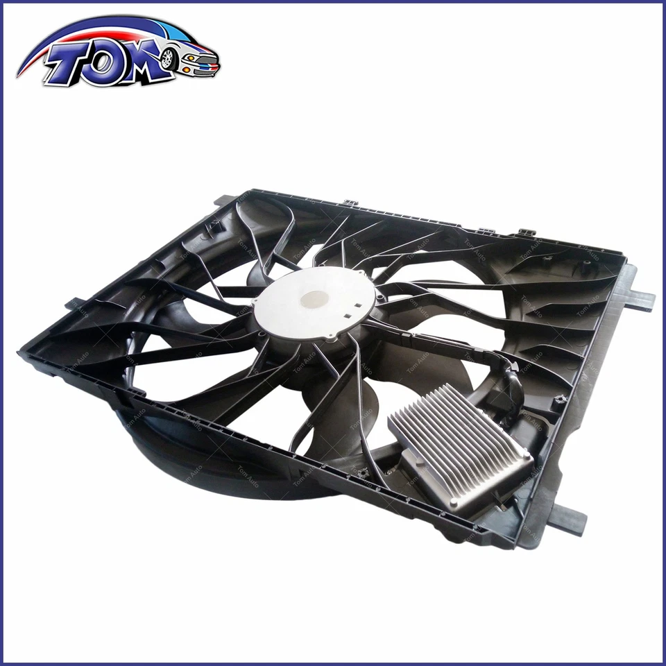 Novo ventilador de refrigeração do radiador para Mercedes-Benz W212 W204 C207 GLA250 SL450 E550 E400 - Imagem 2 de 3