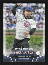 Myke Towers 2024 Topps First Pitch Chicago Cubs #FP-2