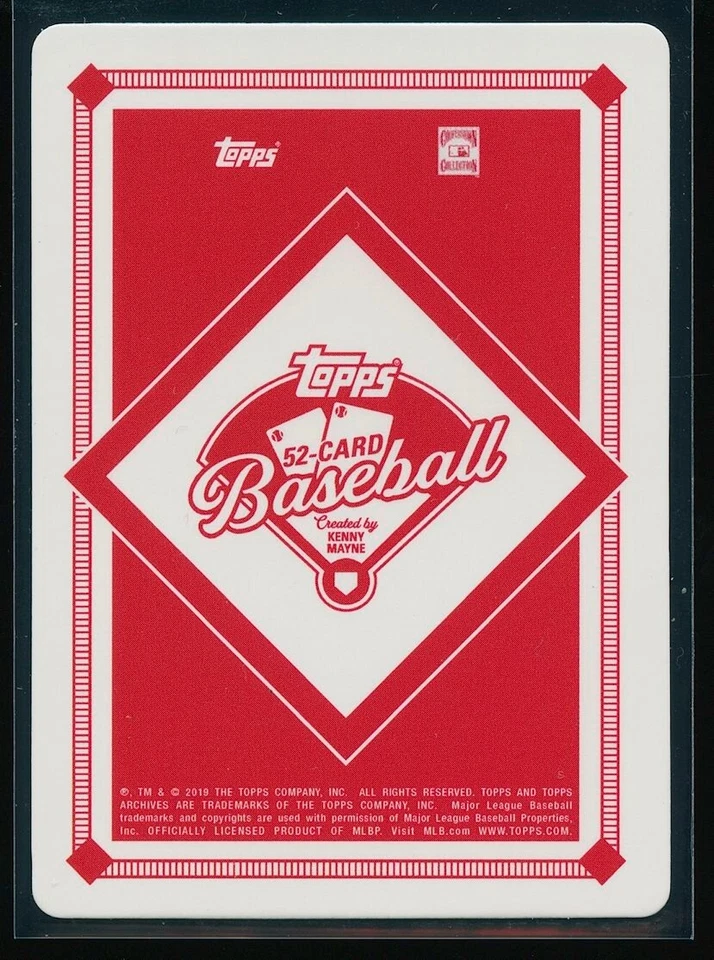 Duke Snider 2019 Topps 52-Card Baseball #4BB.2 HOF Dodgers - Image 2 of 2