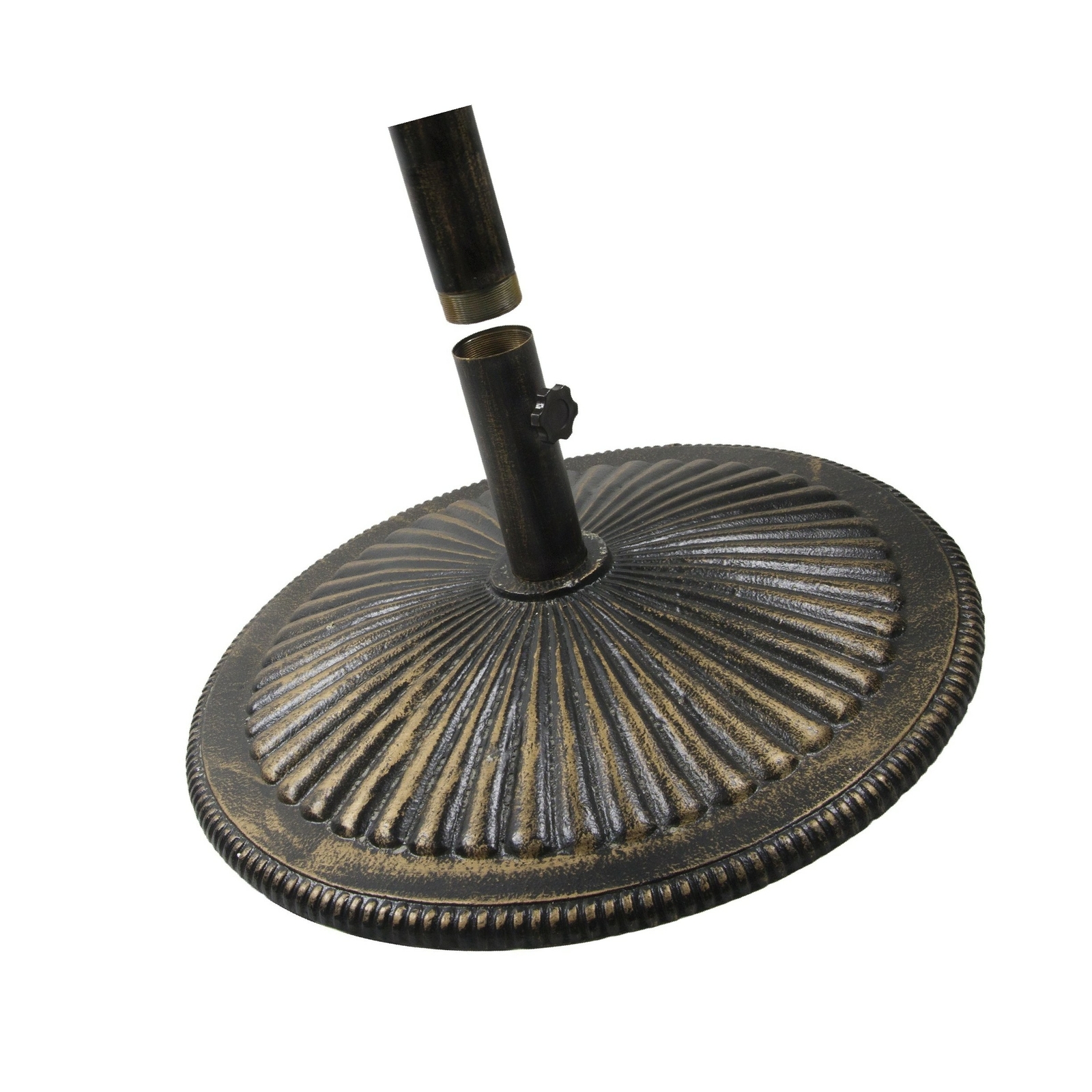50 Lb Classic Cast Iron Patio Umbrella Base In Bronze For Sale Online Ebay