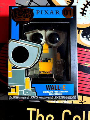 FUNKO POP PIN #1 WALL-E PIXAR EXCLUSIVE ENAMEL PIN NEW IN BOX