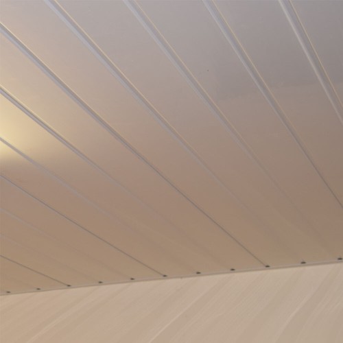 Revestimiento hueco Tablero de plafón Revestimiento de techo de plástico UPVC - 300 mm x 2,5 m (8 pies) - Imagen 4 de 18