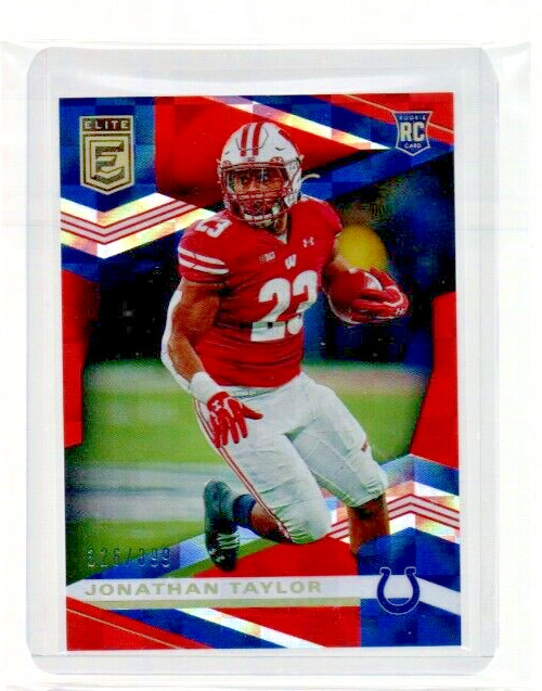 2020 Panini Donruss Elite - Rookies Red #110 Jonathan Taylor /399 (RC)