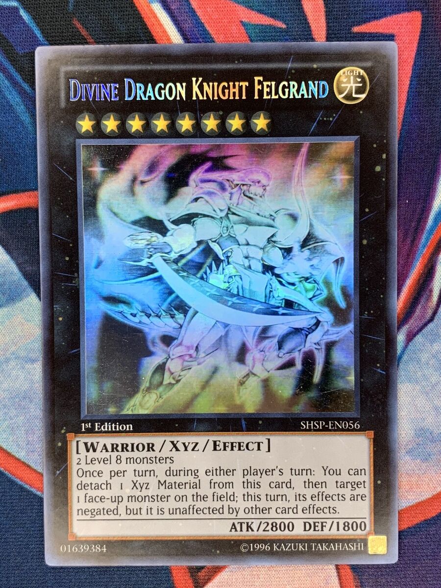 Divine Dragon Knight Felgrand Yugioh TCG SHSP-EN056 Ghost Divine Dragon Knight Felgrand Yugioh TCG SHSP-EN056 Ghost