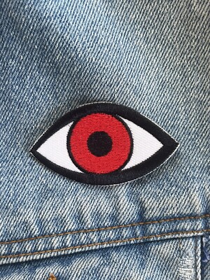 Red Eye - Embroidered Iron On Patch