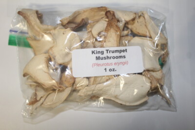 1 oz. King Trumpet  MUSHROOM Sliced (Pleurotus eryngii)