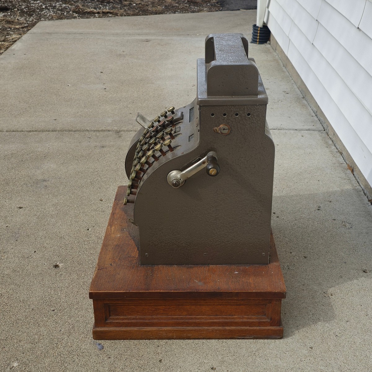 Antique 1924 National Cash Register Model 842-XX Hand Crank Drawer