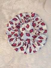 Baby Satin Bonnet Cap, union Jack flag double fabric. From 6 months
