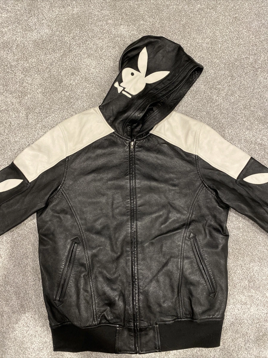 Supreme x 'leather clearance hooded