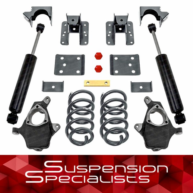4"6" Drop Lowering Kit w/ Rear Shocks For 20142016 Chevy Silverado