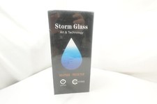 STORM GLASS ART & TECHNOLOGY WEATHER PREDICTOP GLOBE STORM GLASS- NEW