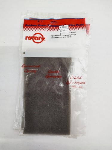 Rotary 10305 Foam Prefilter Replaces Kawasaki 11013-7016 Pack of 2 - Picture 2 of 4