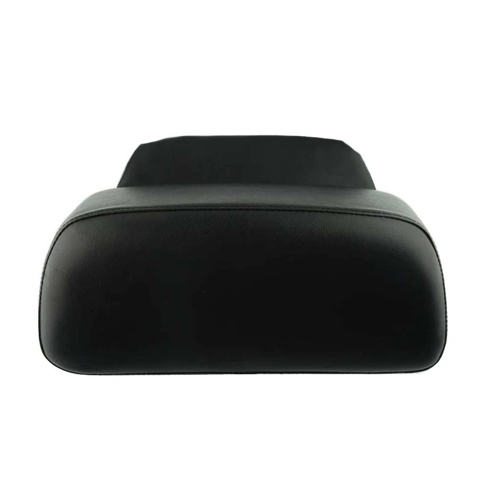 Black Pillow Pad Backrest fits 2014-2017 Harley Touring Chopped Razor Tour Pak - Image 3 of 4