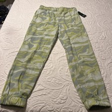 Women's WILD FABLE Green Swirl High Rise Jogger Sweatpants Size Medium NEW
