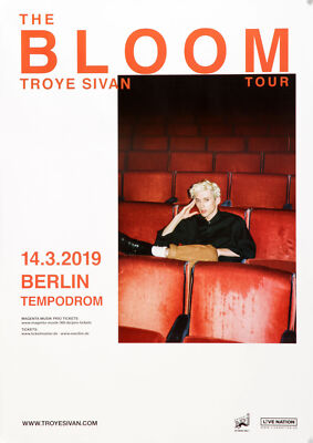Troye Sivan - The Bloom Tour, Berlin 2019 | Konzertplakat | Poster