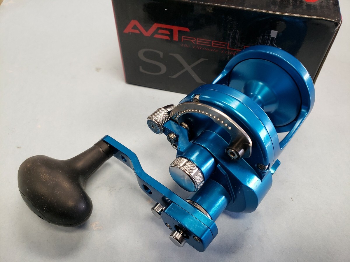 avet blue sx reel Avet SX 6/4 MC Raptor 2-speed Lever Drag Casting Reel Blue for sale online