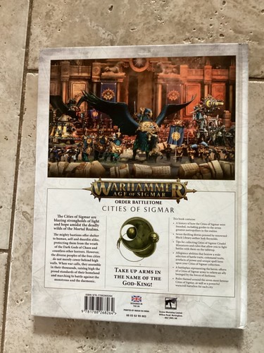 Warhammer Age of Sigmar Cities of Sigmar Battletome USADO (Ver Nota de Envío) - Imagen 2 de 2