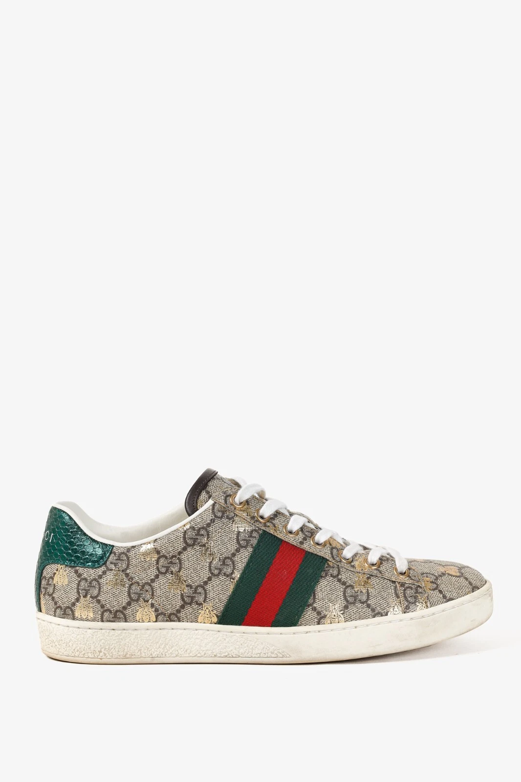 Baskets Gucci Ace GG Supreme monogramme abeille, taille 7
