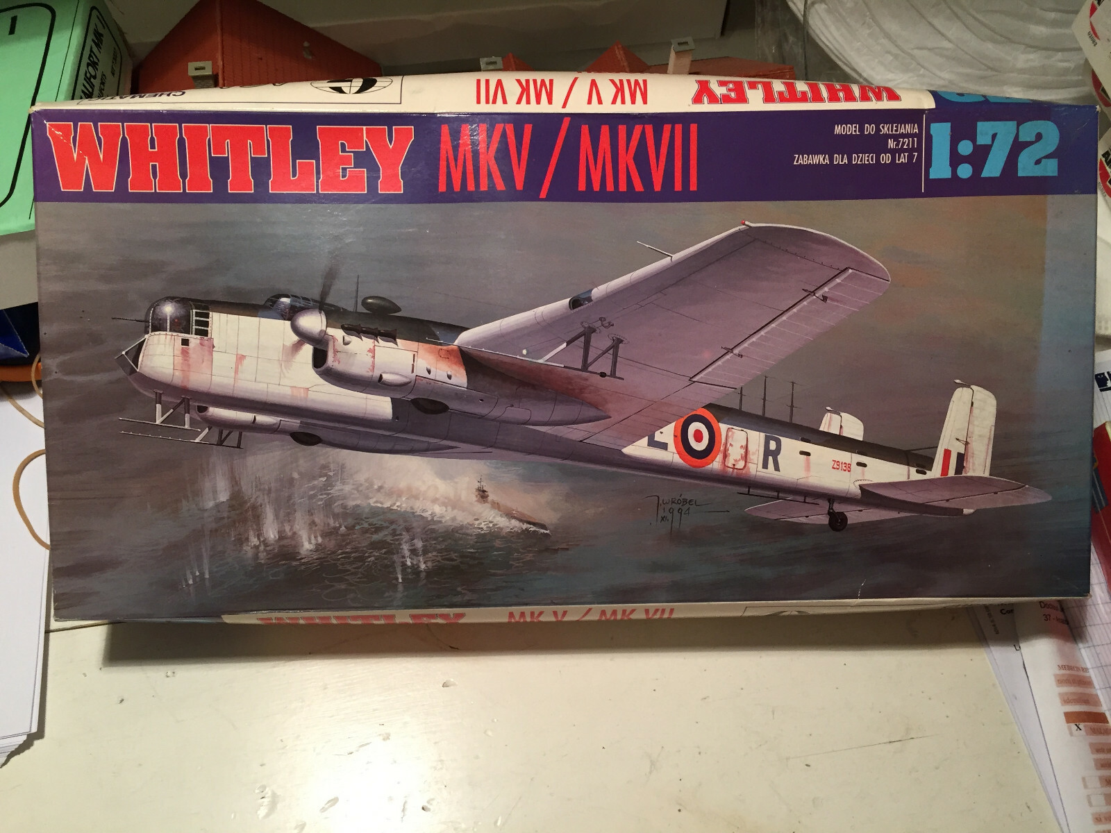 Whitley MKV Chematic 1/72 boîte d'origine