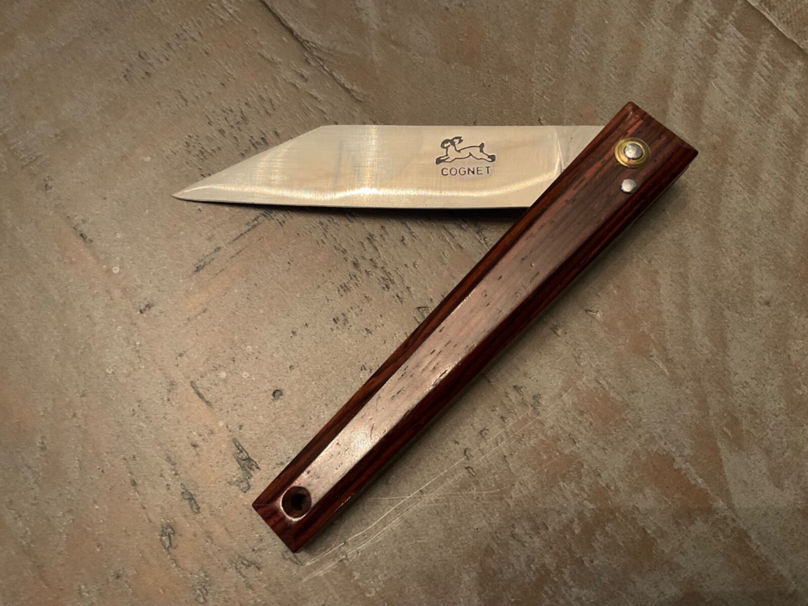 Knife Cocobolo Xc75 Steel made in France eBay