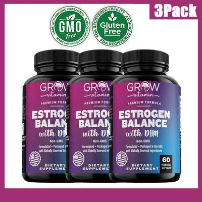 DIM Supplement Plus BioPerine for Menopause, PCOS, Estrogen Metabolism & Balance