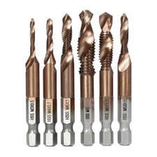6 Sizes Cobalt-Containing High-Speed Steel HEX Shank Suitable For Sheet Metal